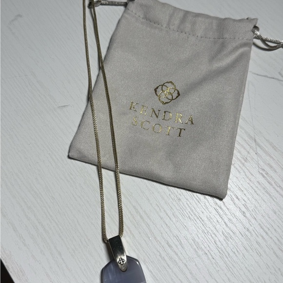 Kendra Scott Gold Necklace with Silver Pendant - Picture 2 of 2